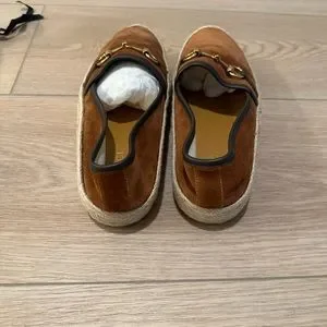 Gucci | Shoes | Gucci Brown Mens Suede Horsebit Espadrille  display picture 3